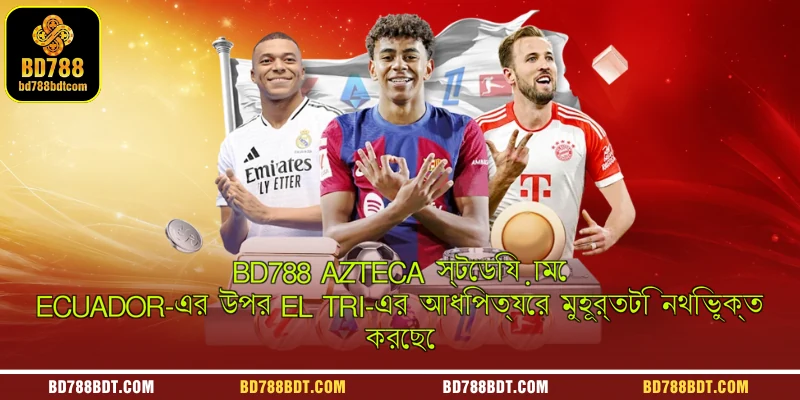 BD788 Azteca স্টেডিয়ামে Ecuador-এর উপর El Tri-এর আধিপত্যের মুহূর্তটি নথিভুক্ত করেছে