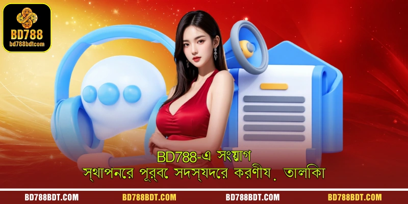 BD788-এ সংযোগ স্থাপনের পূর্বে সদস্যদের করণীয় তালিকা