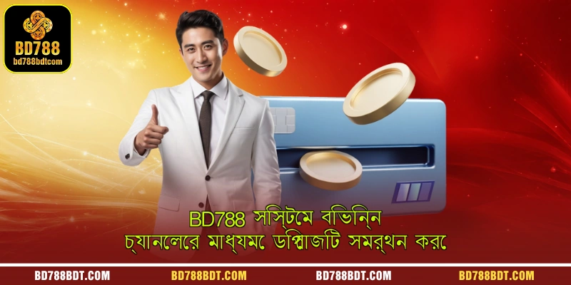 BD788 সিস্টেম বিভিন্ন চ্যানেলের মাধ্যমে ডিপোজিট সমর্থন করে