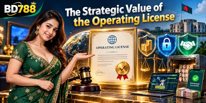 The BD788 operating license framework ensuring legal accountability, data protection, and secure withdrawals for punters in Bangladesh.