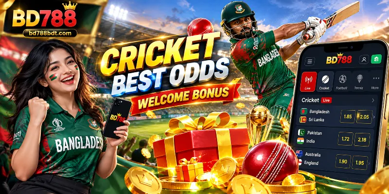 The BD788 mobile betting application interface demonstrating a perfectly optimised, secure, and highly rewarding ecosystem for punters in Bangladesh.