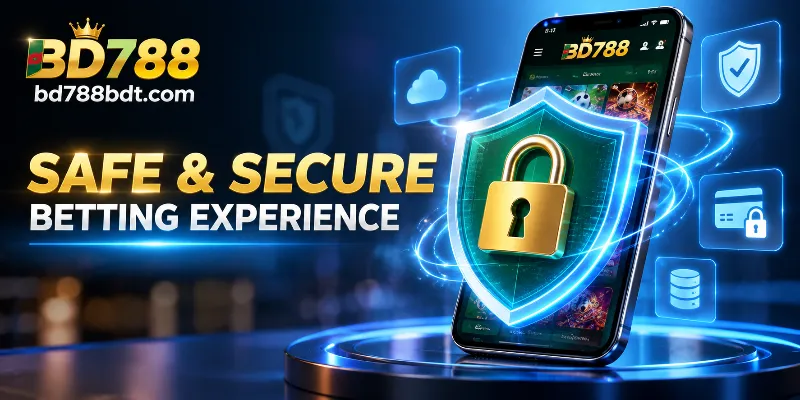 The BD788 betting platform interface demonstrating military-grade SSL encryption and intuitive design for secure financial transactions.